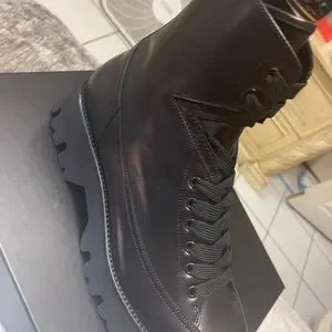 Versace | Shoes | Versace Boots Vitello Neronero | Poshmark